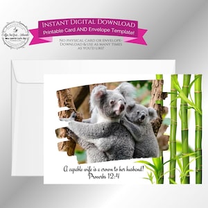Carte de remerciement JW pour l'épouse de l'aîné, M.S. ou C.O. - Ils sont appréciés ! Modèle imprimable de carte et d'enveloppe à téléchargement numérique