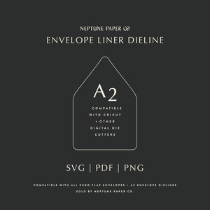 A2 ユーロ フラップ エンベロープ ライナー ダイライン - SVG | PDF | PNG