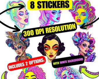 Ilustraciones y Stickers LGTBIQ+ para regalar. Arte gay, trans, sobre mujeres ... en nuestra tienda queer.