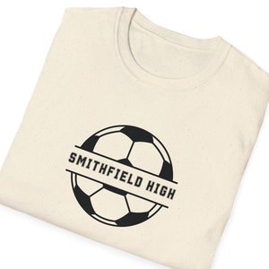 Personalized soccer shirt custom name soccer tee soccer fan gift for soccer lover soccer season tshirt sports fan soccer team soccer match