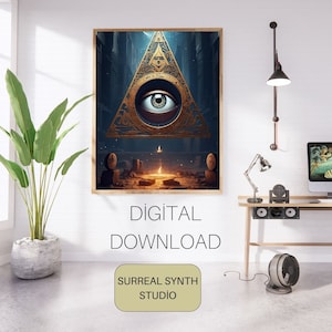 Illuminati Eye,digital artwork,wall art,digital print