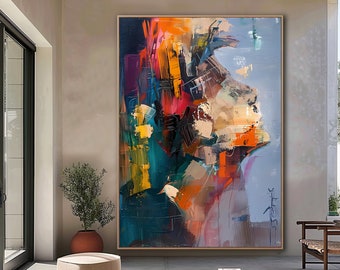 Abstract Painting, Digital Download, Large Abstract Print, Abstract Wall Art, Colorful Wall Art, Abstract Art Print, Modern Painting