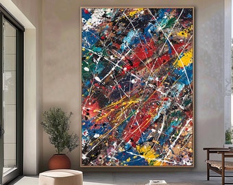 Abstract Painting, Digital Download, Large Abstract Print, Abstract Wall Art, Colorful Wall Art, Abstract Art Print, Modern Painting