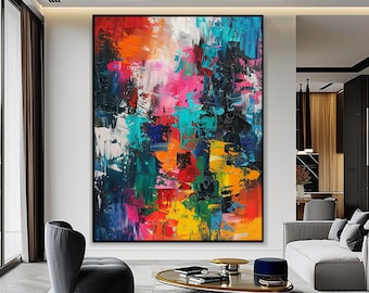 Abstract Painting, Digital Download, Large Abstract Print, Abstract Wall Art, Colorful Wall Art, Abstract Art Print, Modern Painting