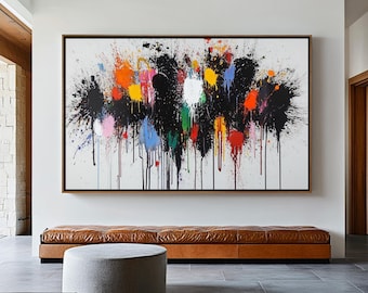 Abstract Painting, Digital Download, Large Abstract Print, Abstract Wall Art, Colorful Wall Art, Abstract Art Print, Modern Painting