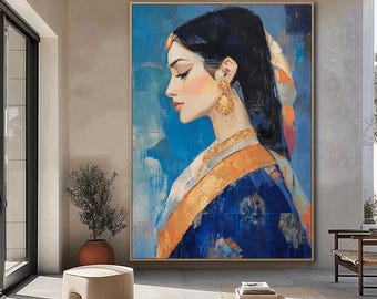 素晴らしいインド美術 【高級額装した印度絵画】 25000円で購入 il_340x270.6655762131_dmmy.jpg