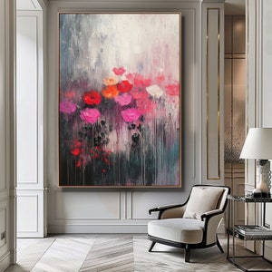 Impression bouquet impression abstraite automne Art mural imprimable uvre d&#39;art automne Art du salon téléchargement numérique Art mural automne Art mural coloré