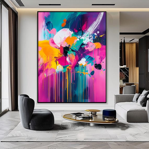 Abstract Painting Colorful Wall Art Abstract Art Print Abstract Abstract Painting Colorful Wall Art Abstract Art Print Abstract