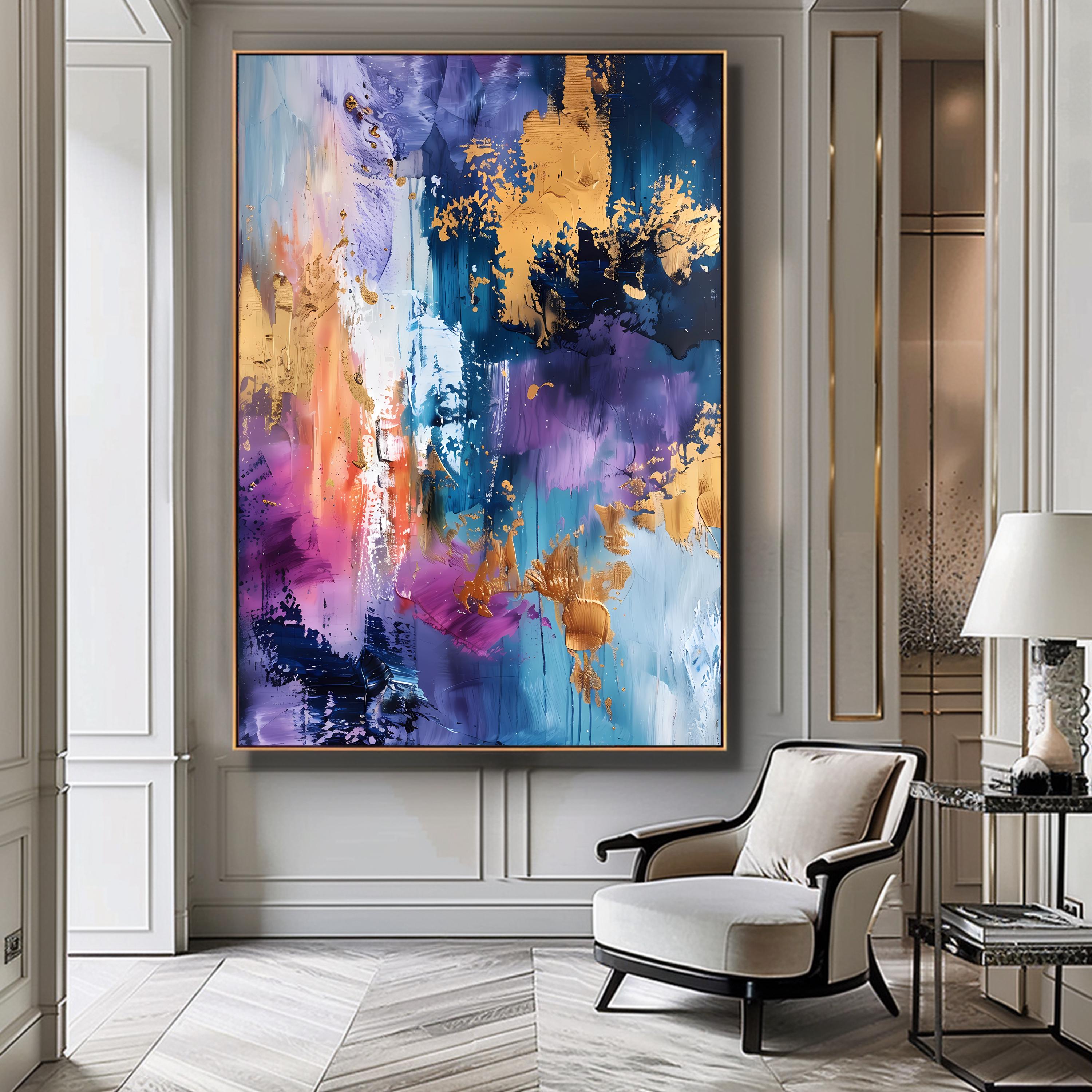 Abstract Painting, Digital Download, Large Abstract Print, Abstract Wall Art, Colorful Wall Art, Abstract Art Print, Modern Painting