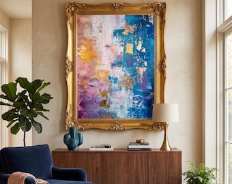 Abstract Painting, Digital Download, Large Abstract Print, Abstract Wall Art, Colorful Wall Art, Abstract Art Print, Modern Painting