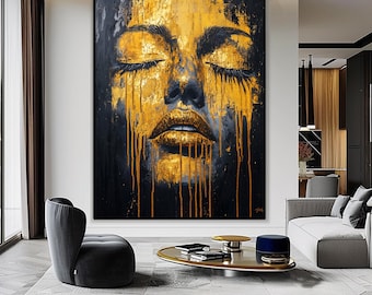 Abstract Woman Face Wall Art Colorful Abstract Woman Portrait Woman Art Print Printable Wall Art Modern Home Art Digital Art Abstract Face