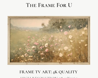Spring Flower Field Landscape Art for Samsung Frame TV (Digital Download) TV0189