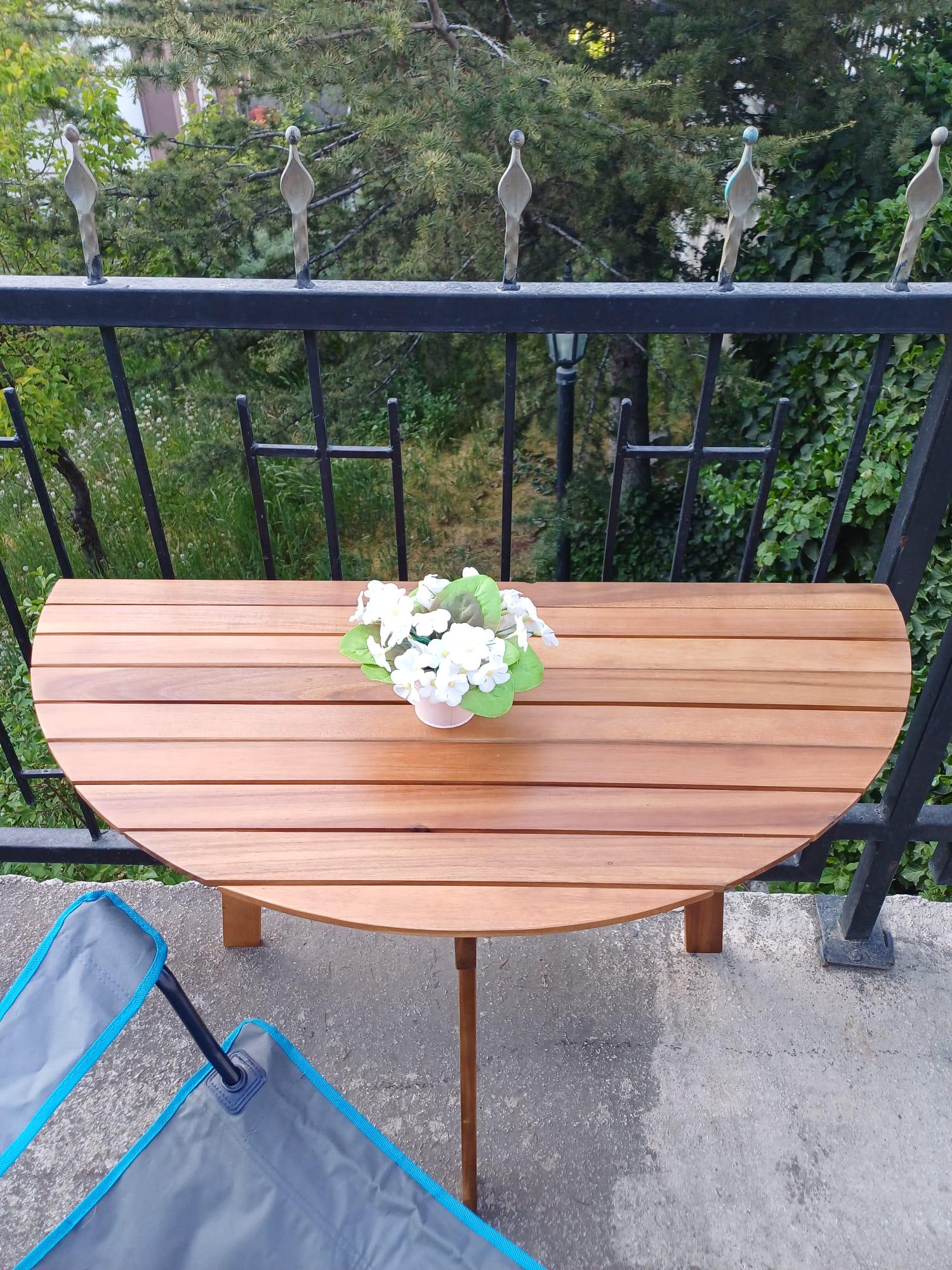 Half circle outdoor table discount