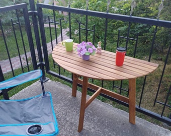 Table de terrasse de jardin, table de jardin, table de balcon, table d'extérieur, table de bar de balcon