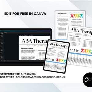 Customizable ABA Therapy Flyer Templates for Professionals ABA Therapy