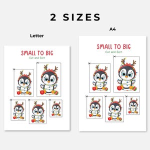 Christmas Baby Animals Sorting Printable | Educational Activity for ...
