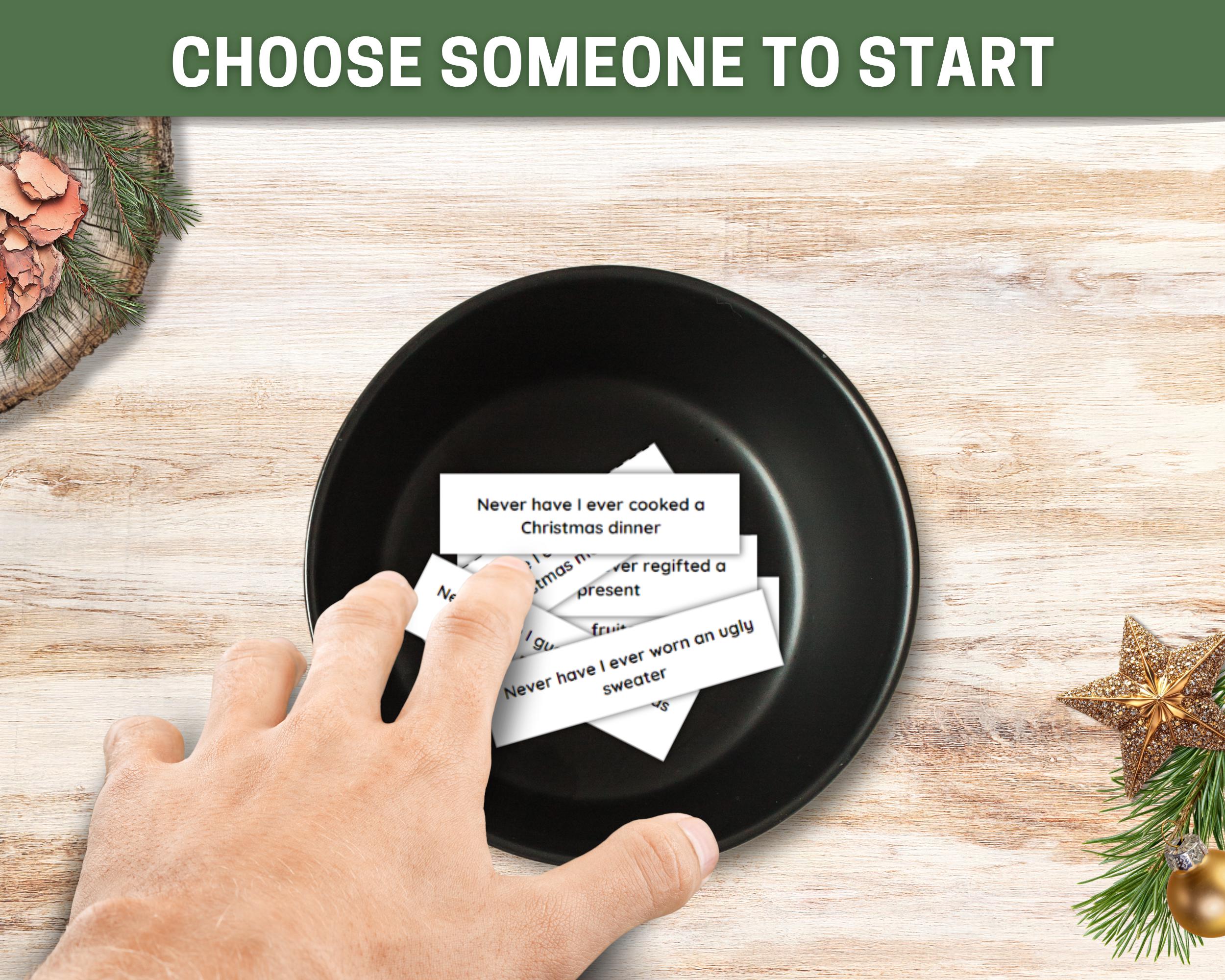 Printable Christmas Never Have I Ever Party Game for Teens and Adults ...