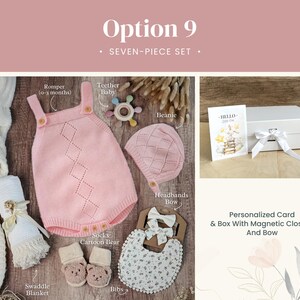 Baby Gift Box, Baby Shower Gift Box, Baby Gift Box Set, Baby Girl Present, Welcome Baby Gift, Newborn Gift Set, Baby Shower Gift Basket Option 9