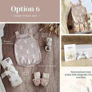 Baby Gift Box, Baby Shower Gift Box, Baby Gift Box Set, Baby Girl Present, Welcome Baby Gift, Newborn Gift Set, Baby Shower Gift Basket Option 6