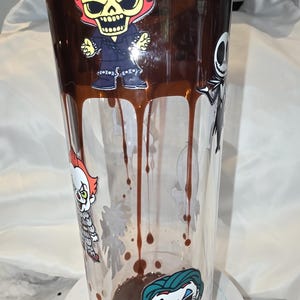 24oz Acrylic Snow Globe Tumbler