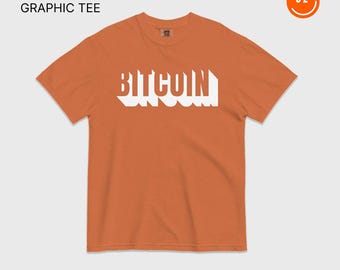 BITCOIN GRAPHIC TEE on Comfort Colors Heavyweight