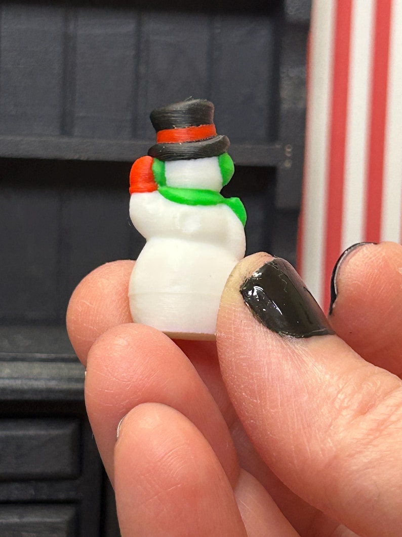 NEW Miniature General Foam Snowman Blow Mold 112 Scale Etsy