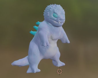 3D model for printing Chibi Godzilla