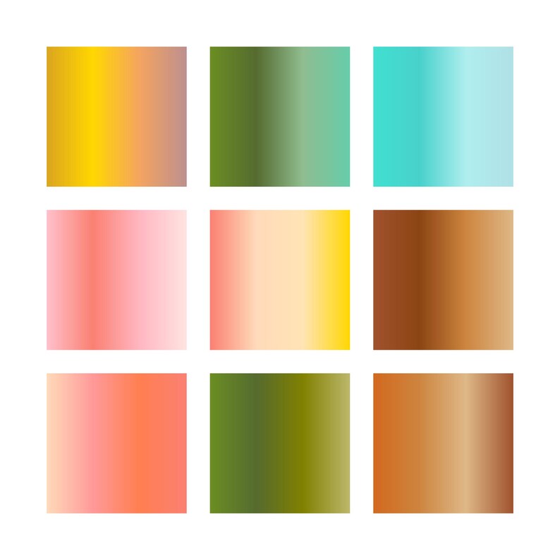 Vintage Tone Gradients: 100 PNG, JPG & AI Textures (digital Download ...