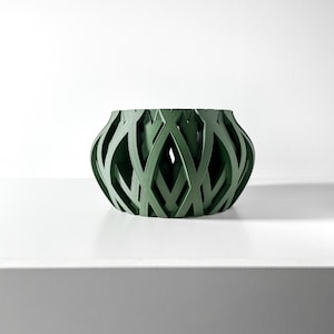Rimo Orchid Pot – Modern 3D Printed Breathable Planter for Orchids & Aroids, Sculptural Open-Weave Pot