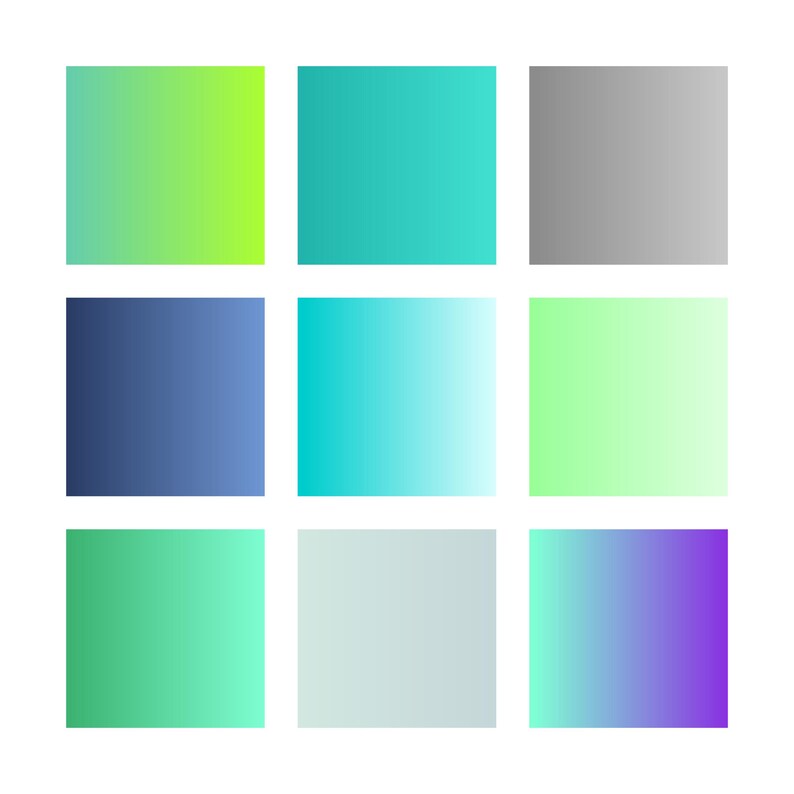 100 Two-tone Cool Gradients – PNG, JPG & Ai | High-resolution 3600x3600 ...