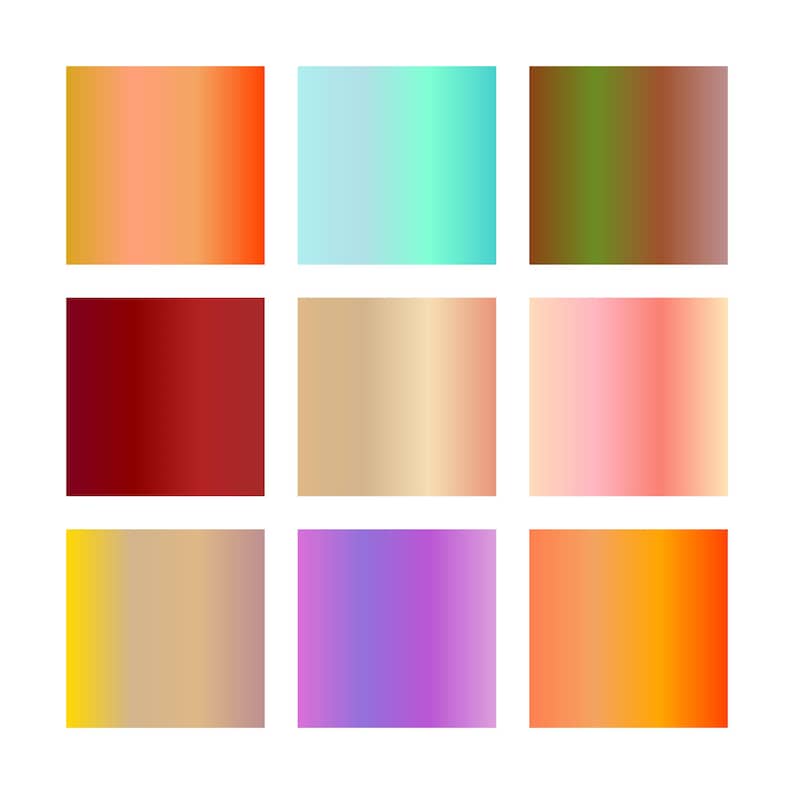 Vintage Tone Gradients: 100 PNG, JPG & AI Textures (digital Download ...