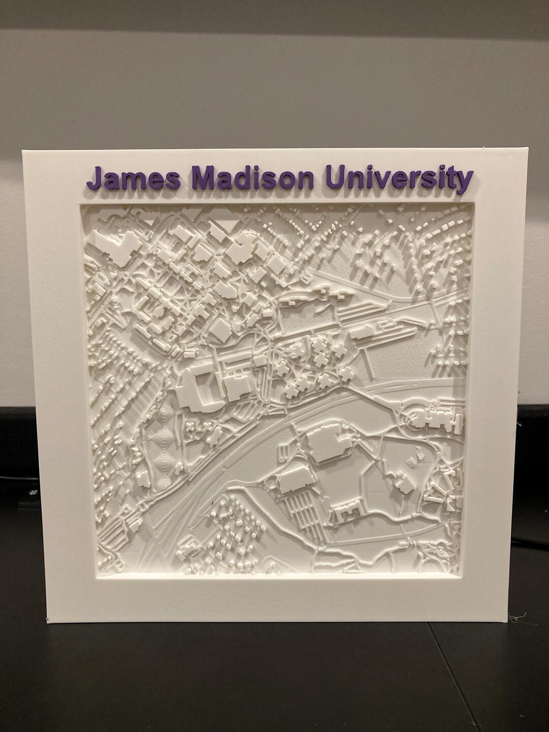James Madison University JMU Campus Map Unique College Gift Etsy