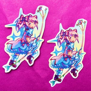 Madoka Kaname Rainbow Holographic Sticker