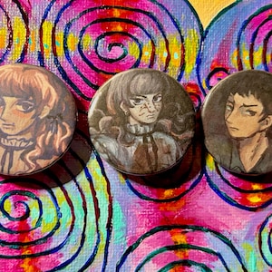 Fear & Hunger 32mm/1.25” Pinback Buttons