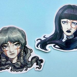 Fear & Hunger Marina and Samarie Head Stickers