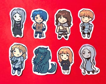 Fear & Hunger Mini Holographic Sticker Set