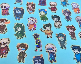 Homestuck Mini Holografiska Klistermärkesset
