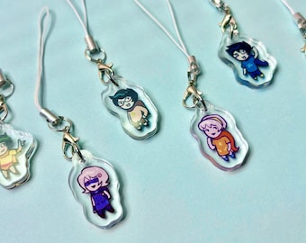 Homestuck Kids 1” Phone Charm