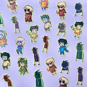 Homestuck Mini Holographic Sticker Set