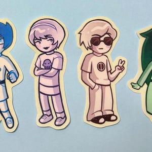 Homestuck Beta Kids Holographic Stickers