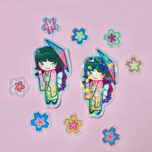 Sakura Girl Sticker Set (Original Design)