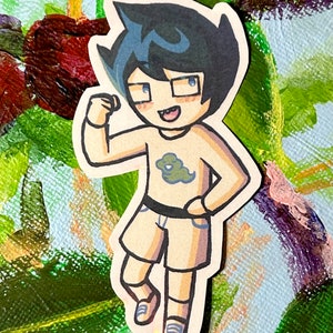 Homestuck John Holographic Stickers
