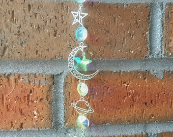 Star Crystal Suncatcher / Decoración colgante de prisma de ventana / Crystal Sun catcher, Evil Eye Home Decor / Colorful Crystal Sun catcher / Accesorios para automóviles