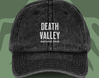 Death Valley National Park Embroidered Vintage Wash Dad Hat, National Park Hat, Granola Girl Outdoor Lover Gift