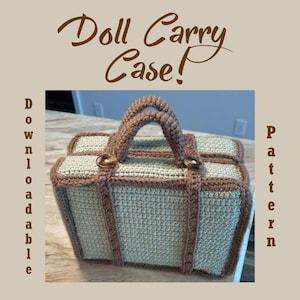Carry Case Crochet Pattern, Amigurumi Suitcase Pattern