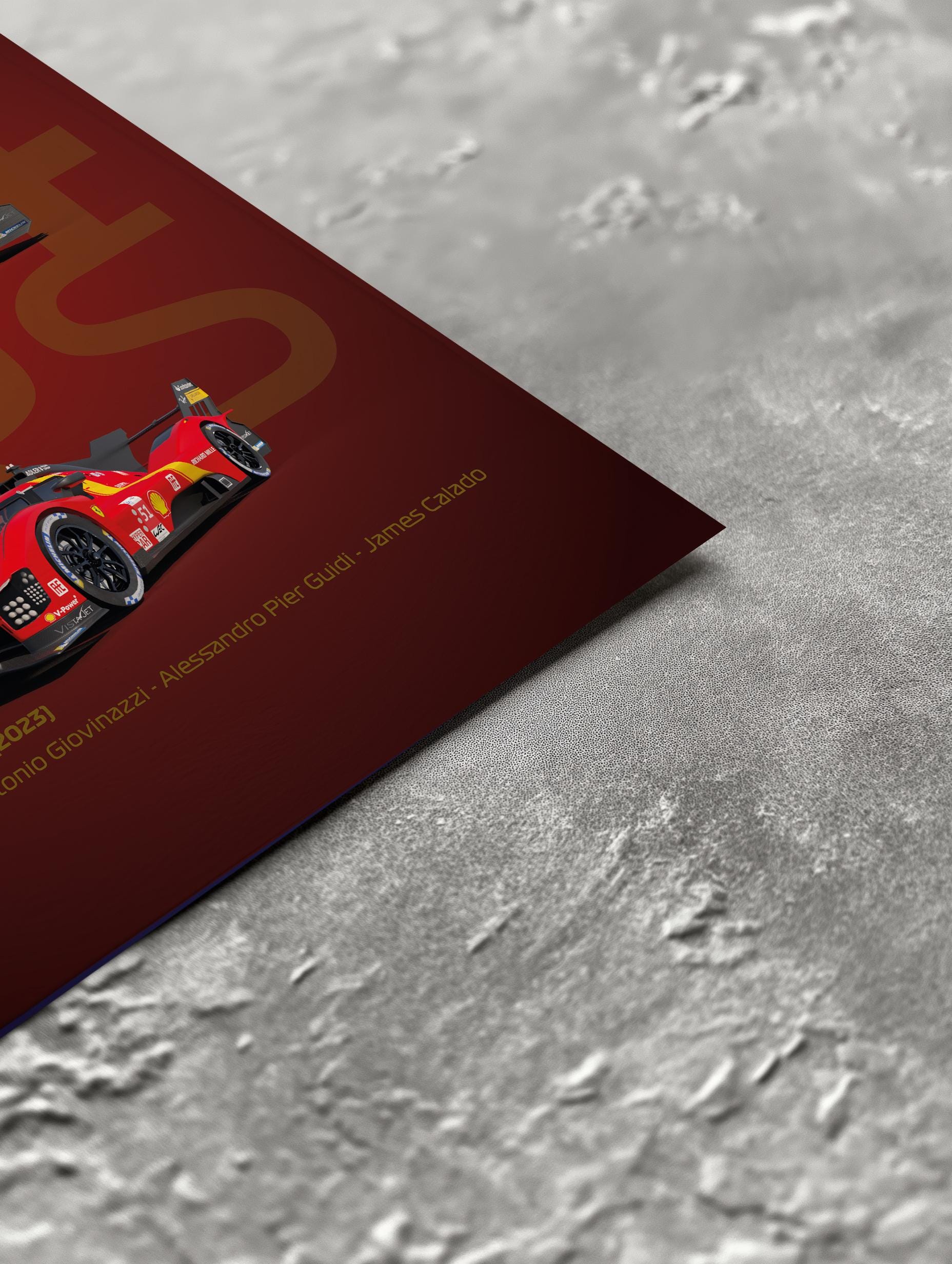 Number 51 Racing Number Ferrari Lemans 2023 WEC 499p,winner,number 51,racing Fan Gift,high ...