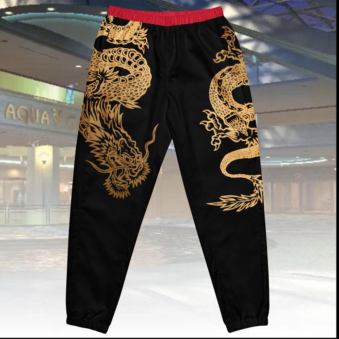 Martial Arts Chinese Dragon Design Track Pants - 3 COLOURS - Etsy
