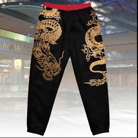 Martial Arts Chinese Dragon Design Track Pants 3 COLOURS Etsy Ireland