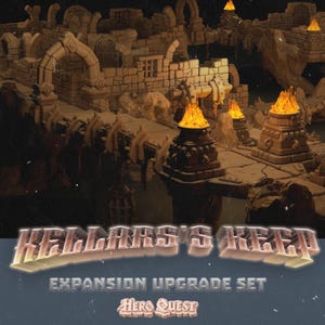 HeroQuest: Kellars Keep - Expansion Upgrade Set | Addon to the 3D Modular Fantasy Game Board