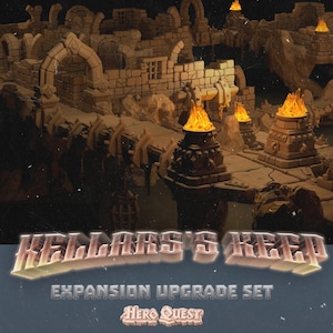 HeroQuest: Kellars Keep - Expansion Upgrade Set | Addon to the 3D Modular Fantasy Game Board